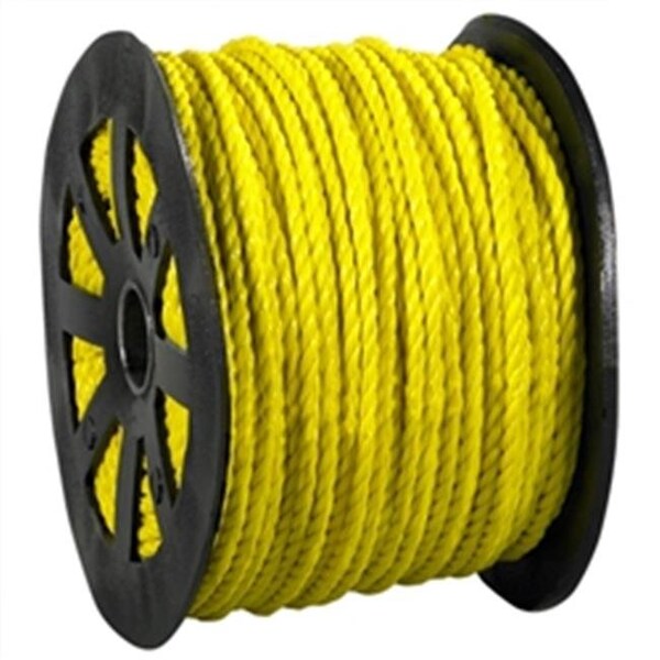 Box Partners Box Partners TWR105 0.38 in. 2450 lbs Yellow Twisted Polypropylene Rope TWR105 - main